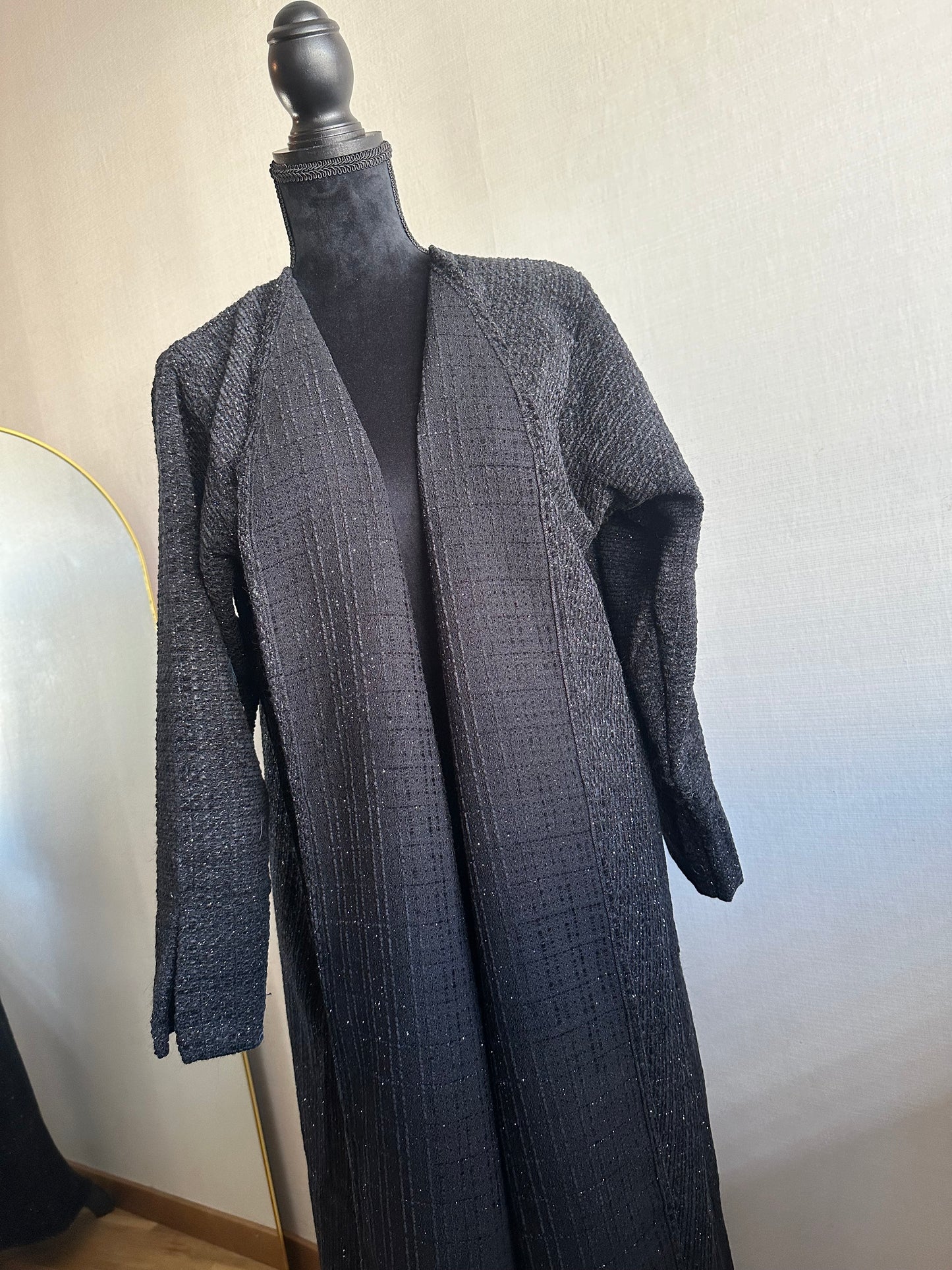 Black structured Abaya