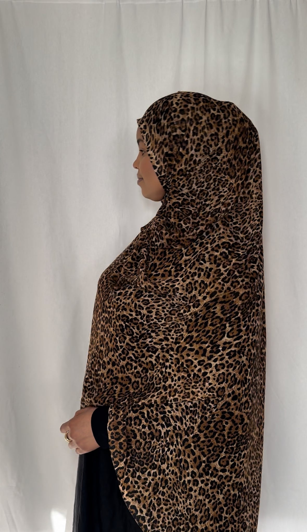 Leopard print hijab
