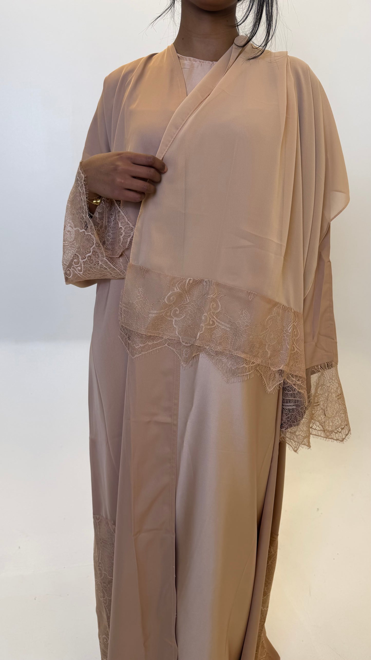 Lace Elegance Abaya