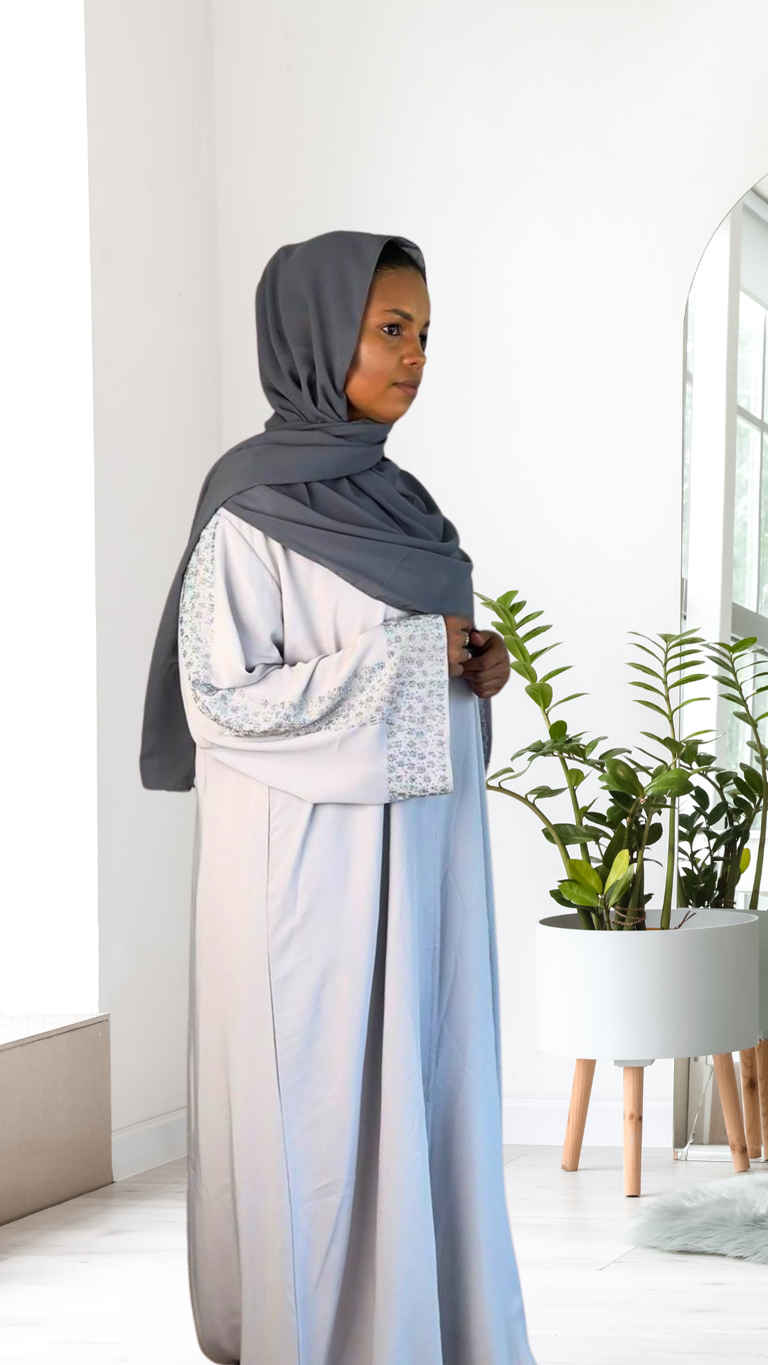 Serene Blossom Abaya