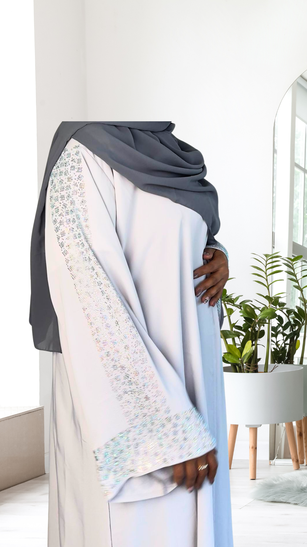 Serene Blossom Abaya