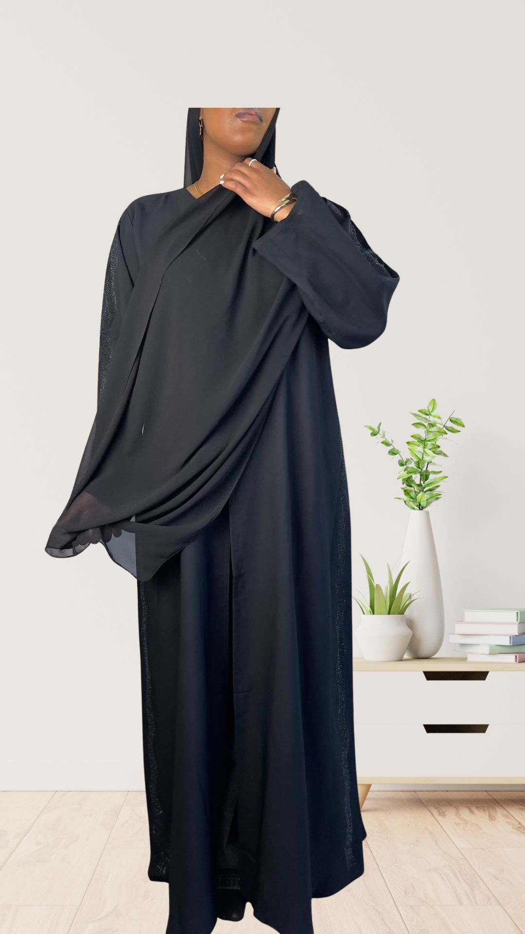 Midnight Elegance Abaya