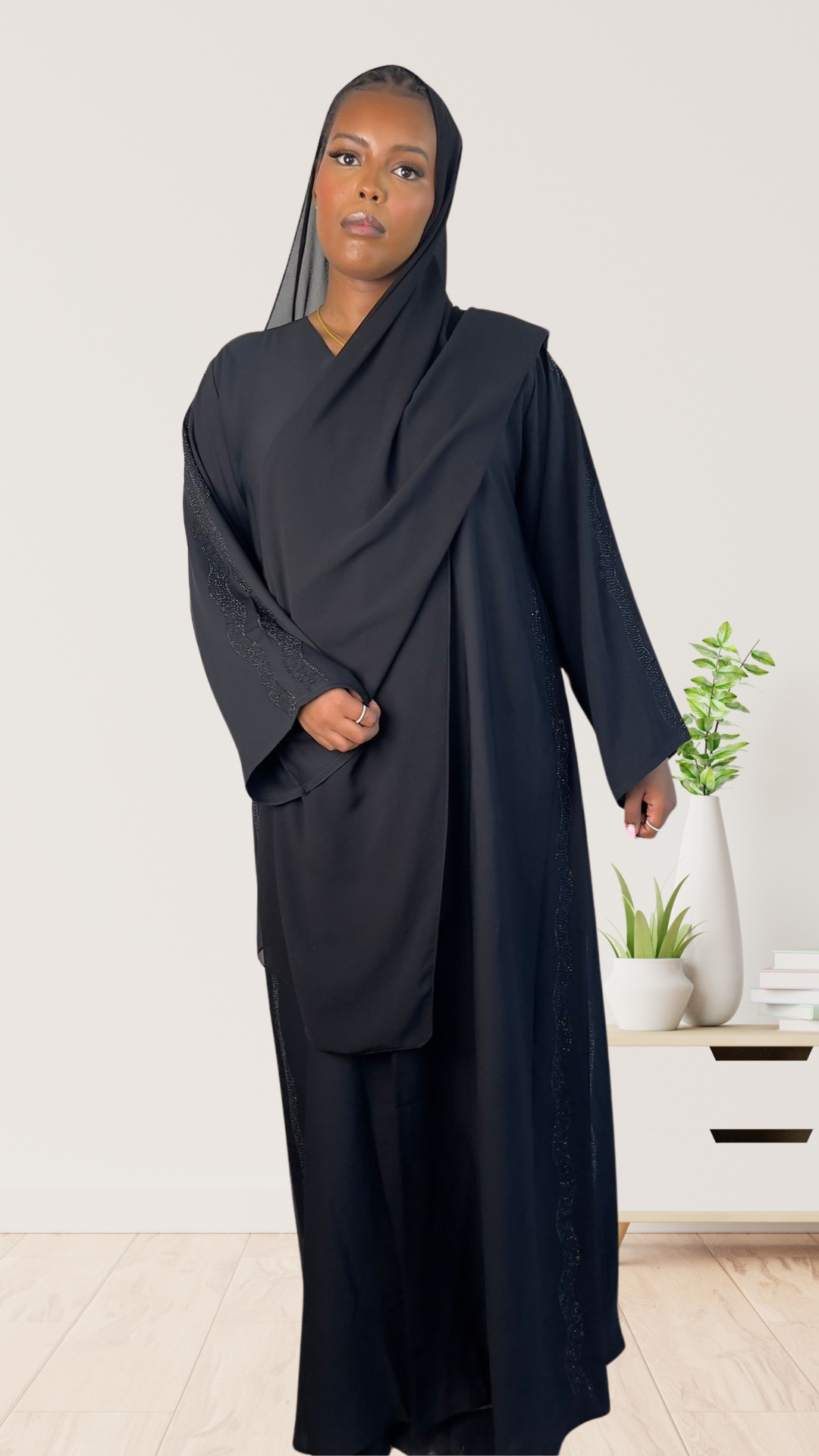 Midnight Elegance Abaya