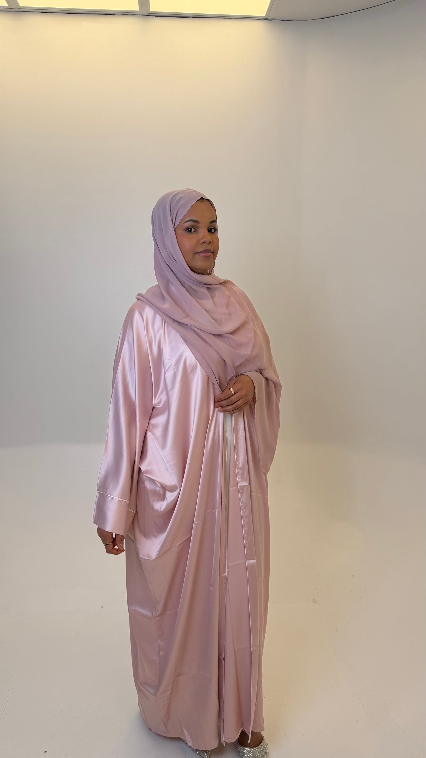 Silk Bloom Abaya