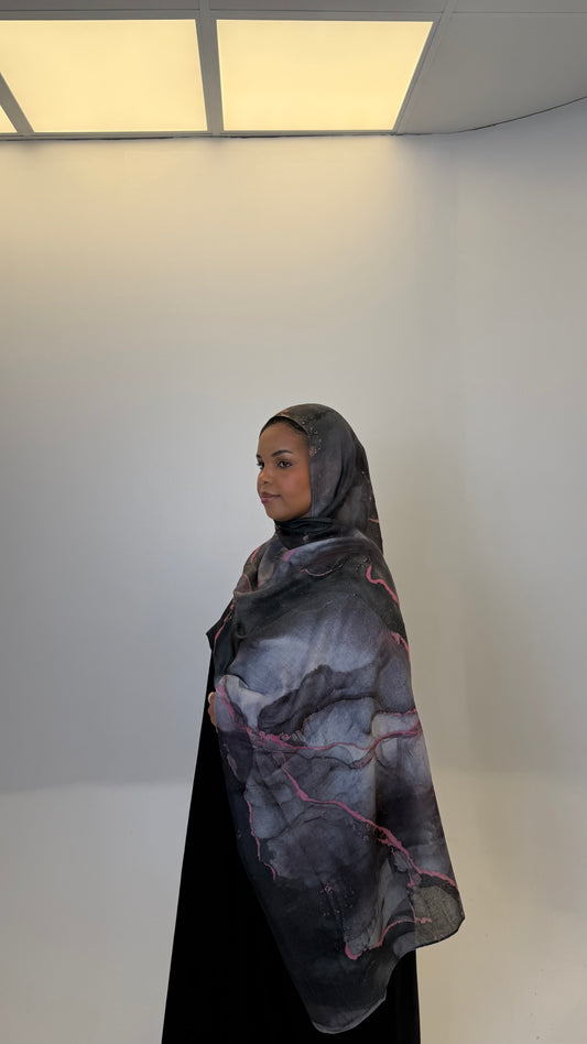 Soft Print Hijab
