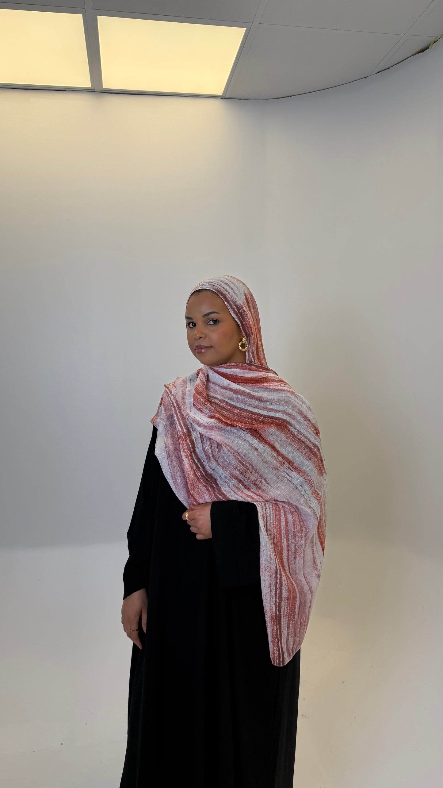 Soft Print Hijab