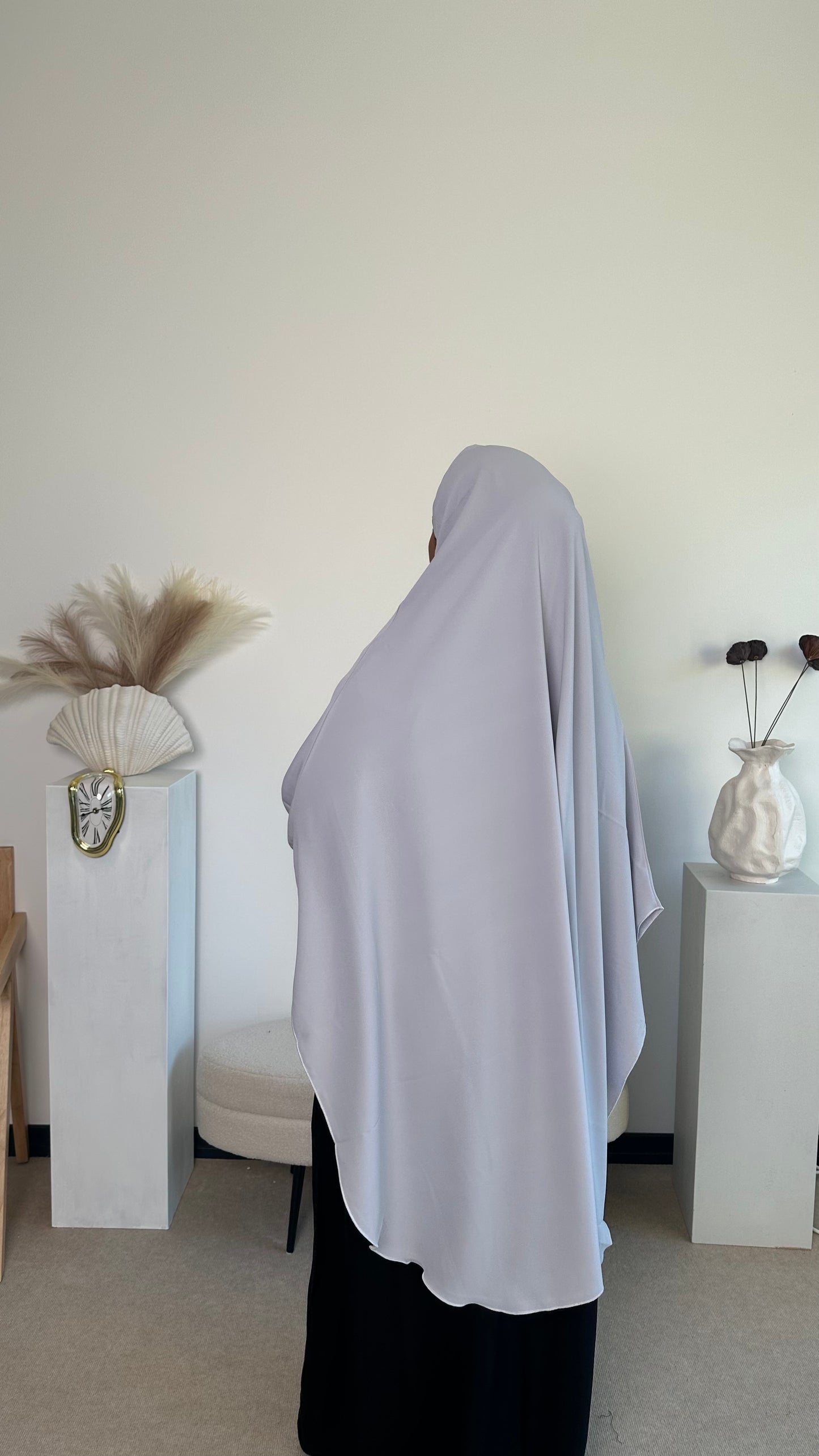 Light gray Khimar