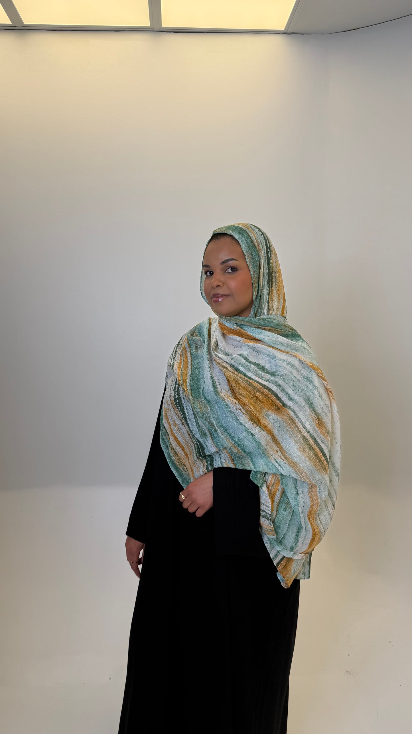 Soft Print Hijab