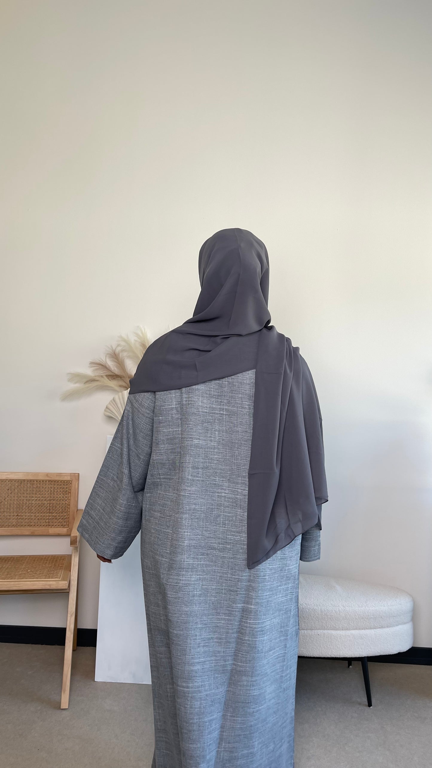 Silver Sky Abaya