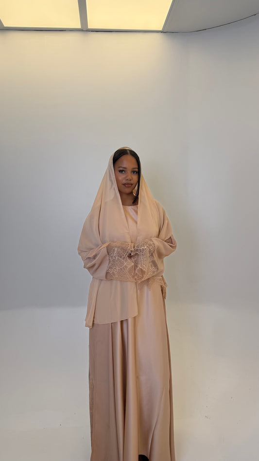 Lace Elegance Abaya